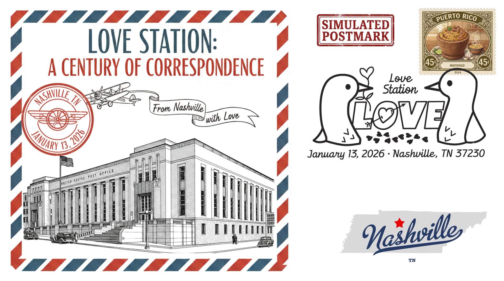 Simulated Postmark View