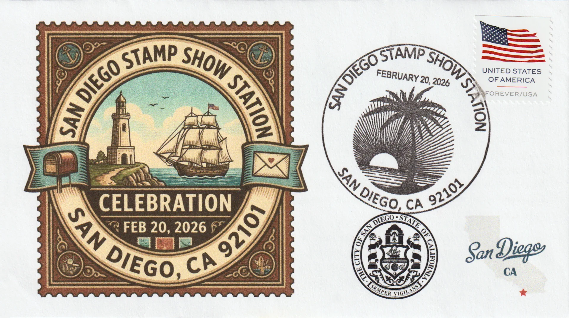 Official Pictorial Postmark View