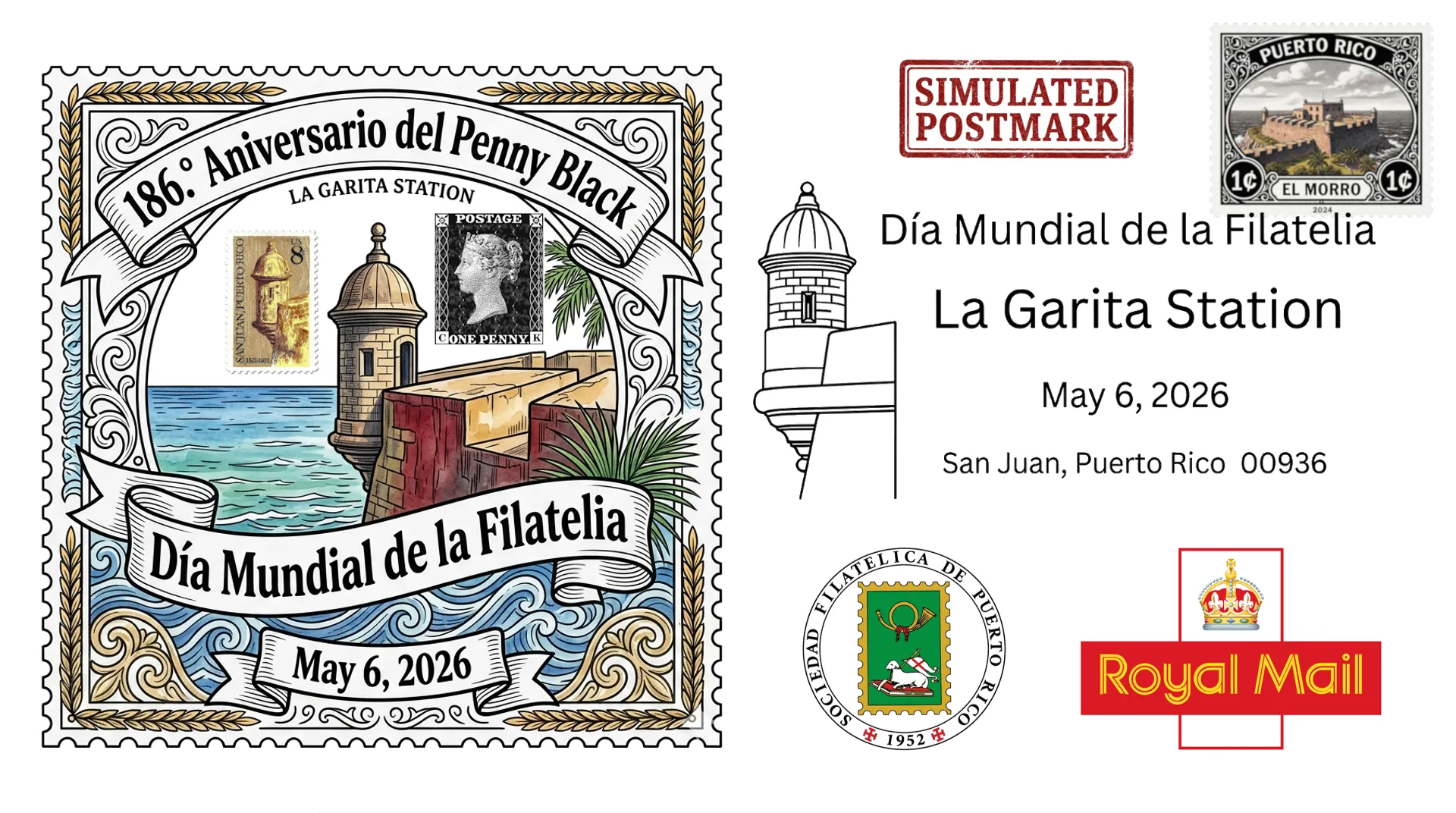 Simulated Postmark View