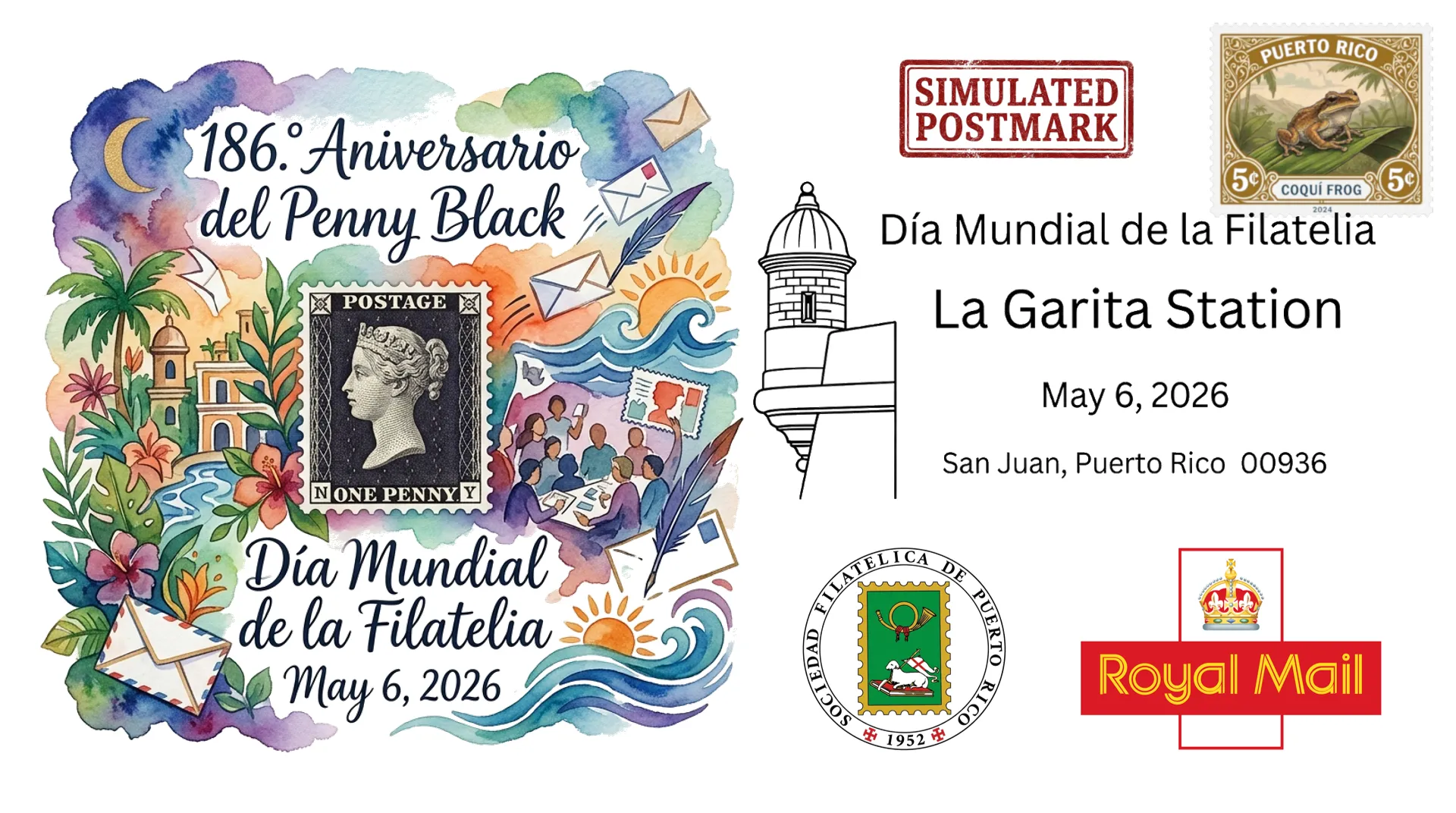 Simulated Postmark View