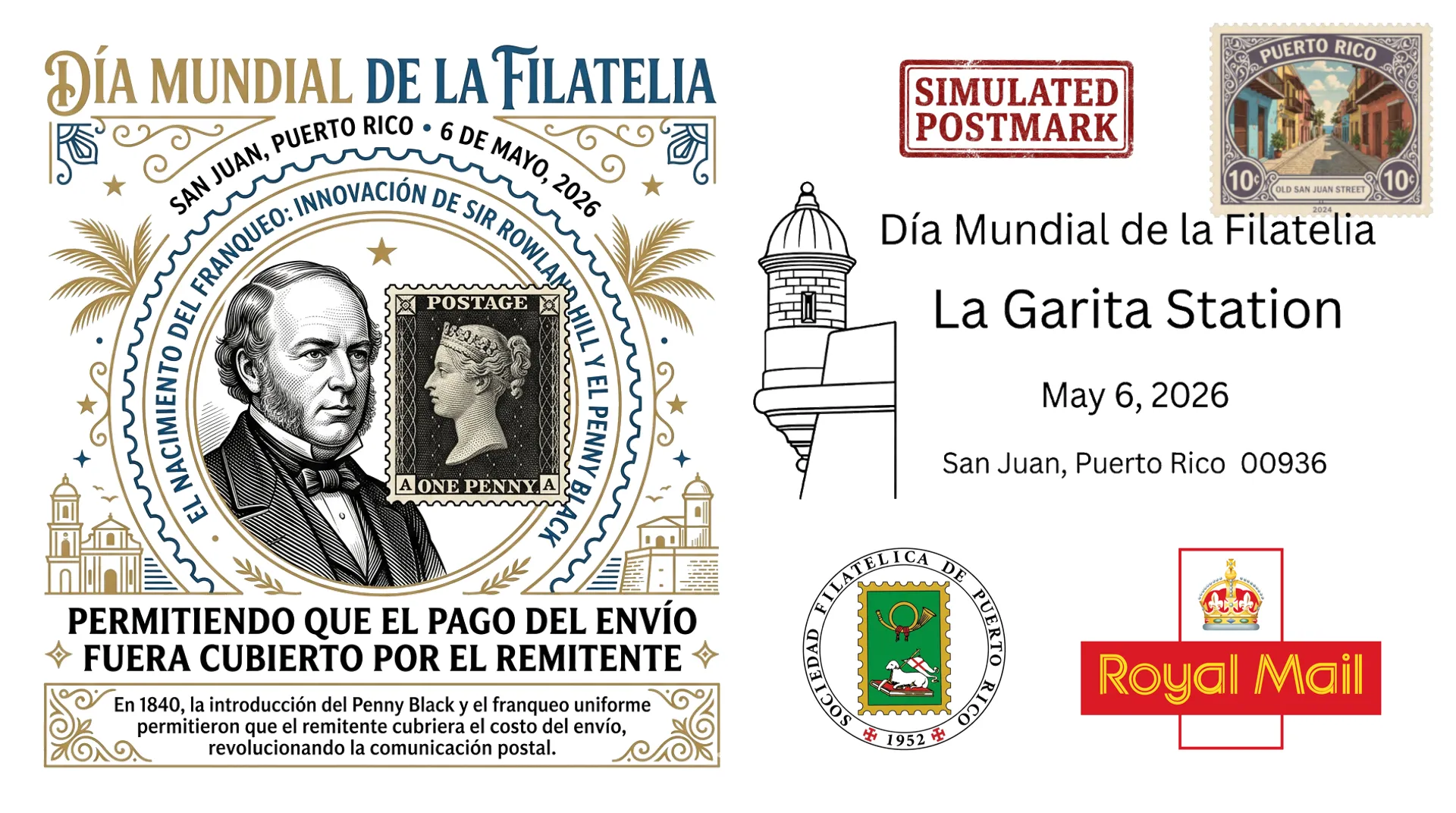 Simulated Postmark View