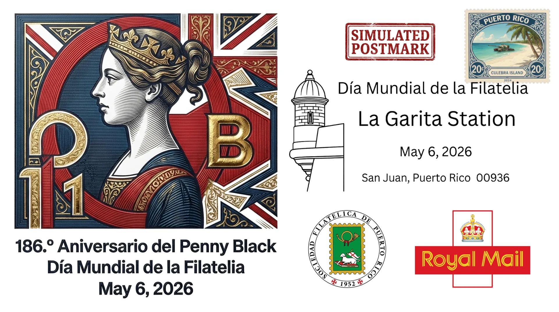 Simulated Postmark View