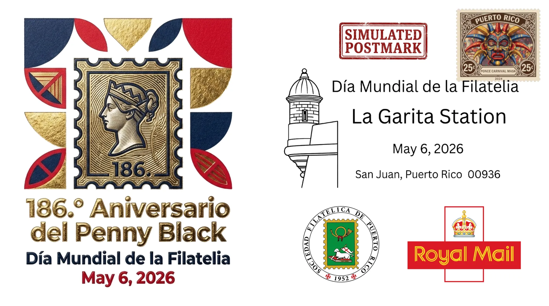 Simulated Postmark View
