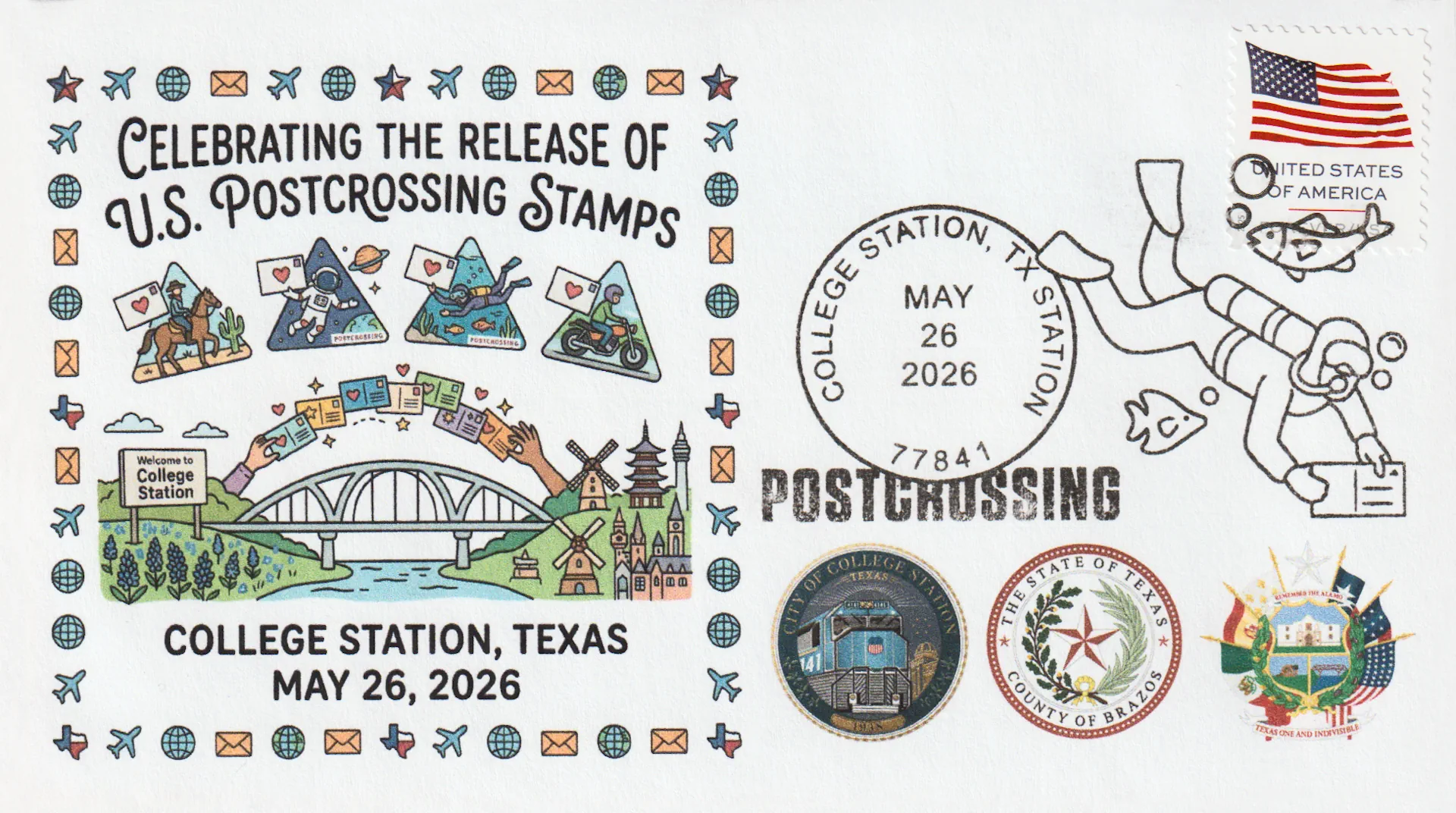 Official Pictorial Postmark View
