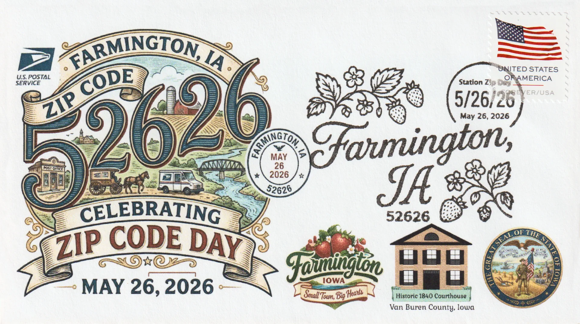 Official Pictorial Postmark View