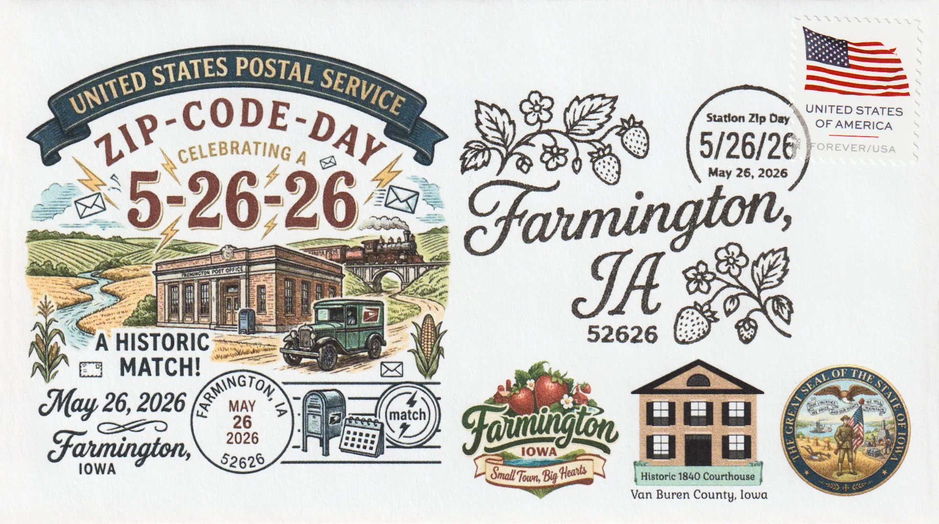 Official Pictorial Postmark View